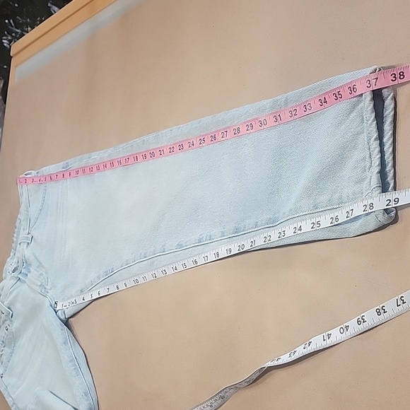 AG Adriano Goldschmeid Size 30x33 Light Wash Straight Leg Jeans, Exc. Used Cond. - Picture 7 of 14